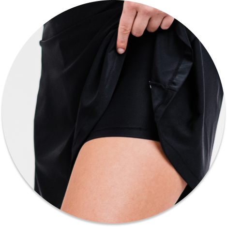 Hidden Attached Swim Leggings