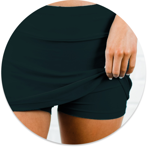 Hidden Attached Swim Shorts