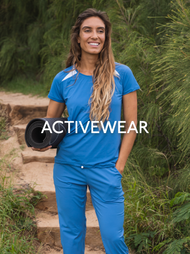 woman wearing activewear shirt and pants