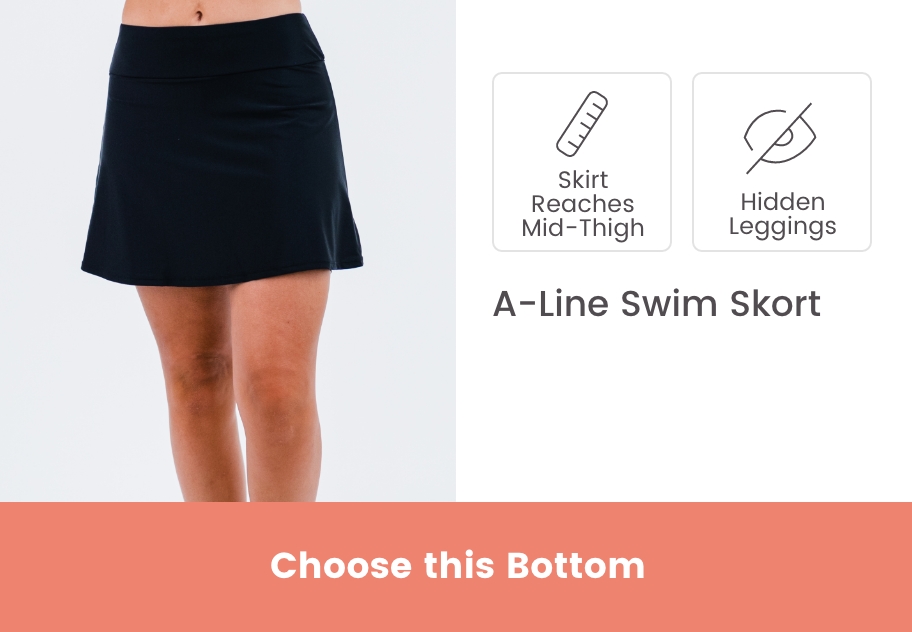 A-line Swim Skort