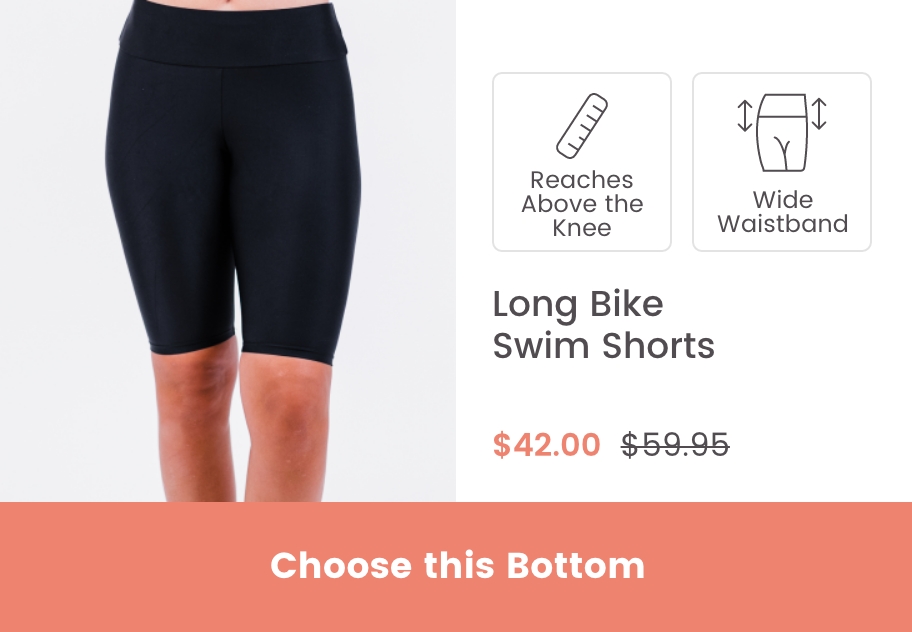 long bike swim shorts
