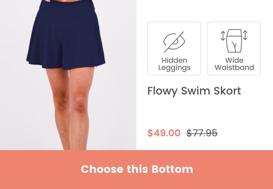 Flowy Swim Skort