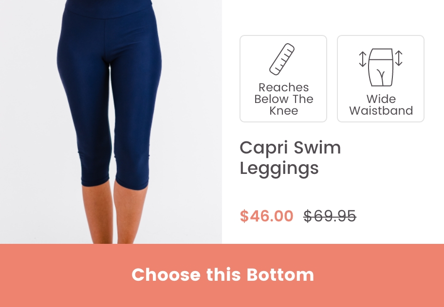Capri Swim Leggings