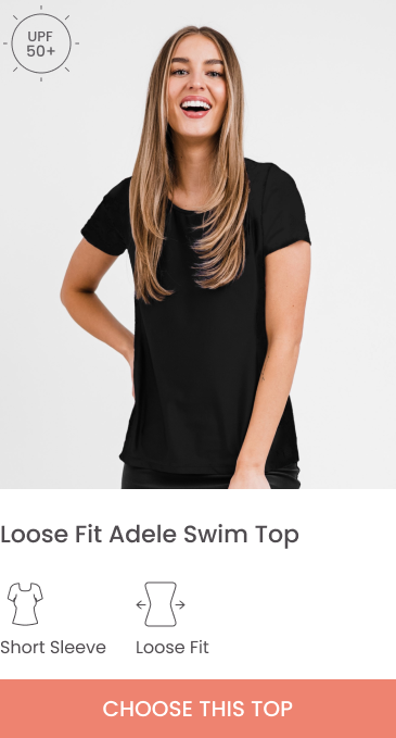 Loose Fit Adele Swim Top