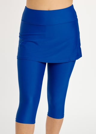 Skirted Swim Capris 