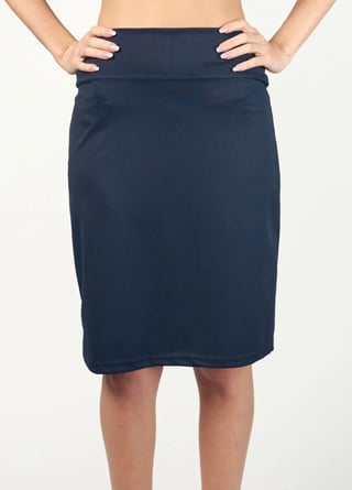 Stretchy Basic Modest Pencil Skirt - FINAL SALE