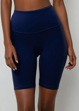 Tummy Control Long Bike Swim Shorts