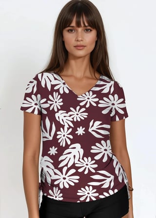 V-Neck Adele Swim Top