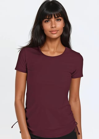 Short Sleeve Adele Swim Top