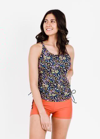 Maya Swim Top With Swim Shorts