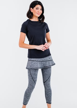 Sportswear Sets: Activewear Tops Paired with Skirts or Leggings