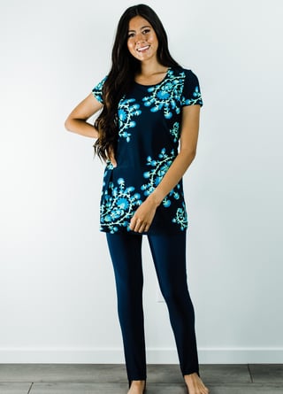 Anna Swim Tunic With Swim Pants 
