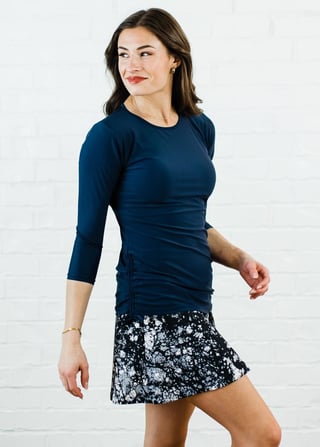Margaux Swim Top With Flowy Swim Skort