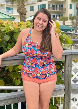 Maya Swim Top With High-Waisted Bikini Bottom