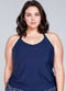 Halter Maya Swim Top - Navy