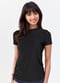 Mock Neck Adele Swim Top With Mid-thigh Swim Shorts With Pockets