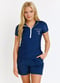 Half-Zip Adele Swim Top With 2"-3" Board Shorts