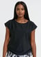 Daphne Loose Fit Swim Top - Black