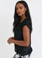 Daphne Loose Fit Swim Top - Black