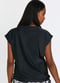 Daphne Loose Fit Swim Top - Black