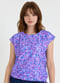 Daphne Loose Fit Swim Top - Royal Reflection