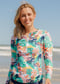 Half-Zip Nora Swim Top