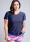 V-Neck Adele Swim Top With Short Swim Skort