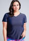 V-Neck Adele Swim Top - Navy