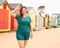 Plus Size Adele Swim Top With Knee Length Swim Skort