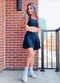 Racerback Swim Bra With Flowy Swim Skort