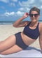 Racerback Swim Bra With High-Waisted Bikini Bottom