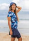 Adele Swim Top With Midi Swim Skort