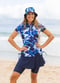 Half-Zip Adele Swim Top