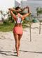Racerback Swim Bra With High-Waisted Bikini Bottom