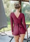 Avery Wrap Swim Top With Removable Cups & Swim Shorts