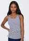 Maya Tankini Swim Top With Built-in Bra - Navy Sunshine Sails