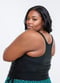 Maya Tankini Swim Top With Built-in Bra - Black