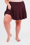 Plus Size Flowy Swim Skort With Shorts