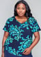 Plus Size V-Neck Adele Swim Top