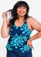 Plus Size Maya Swim Top With Knee Length Swim Skort