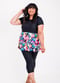 Plus Size Vintage Swim Dress With Capri Swim Leggings