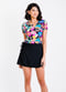 Adele Swim Top With Sarong Wrap Swim Skirt & Bikini Bottom