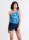 Layla Crop Swim Top With Swim Shorts