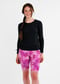 Nora Swim Top With Long Bike Swim Shorts