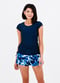 Sadie Swim Top With 2"-3" Board Shorts