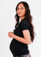 Nina Nursing and Maternity Swim Top - Black