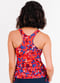 Maya Swim Top With Removable Cups - Red Resort - Last chance to get this color!