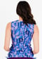 Closed Back Maya Swim Top - Purple Feathers - Last chance to get this color!