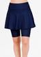 Swim skort. Modest plus size skirt and pants. Womens' modest plus size swim skirt. Excellent sun protection UPF +50