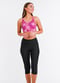 Racerback Swim Bra With Capri Swim Leggings